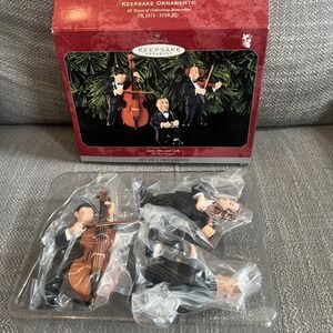 Hallmark Keepsake Ornament 1998 3 Three Stooges Ornament Music Instruments Band